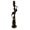 Image 1 : Abstract Bronze Candleholder Sculpture