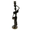 Image 2 : Abstract Bronze Candleholder Sculpture