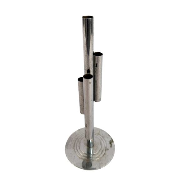 American Art Deco Chase Chrome Skyscraper Bud Vase