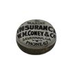 Image 2 : 1900s Insurance Advertising Glass Paperweight
