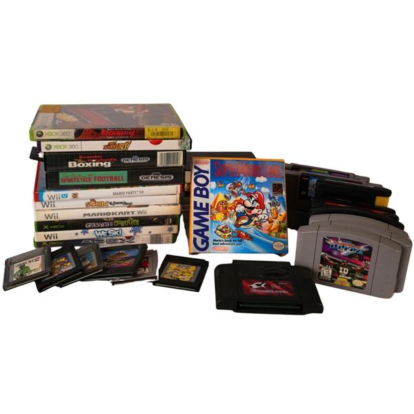 Mixed Console Video Games - Xbox, PSP, Game Boy