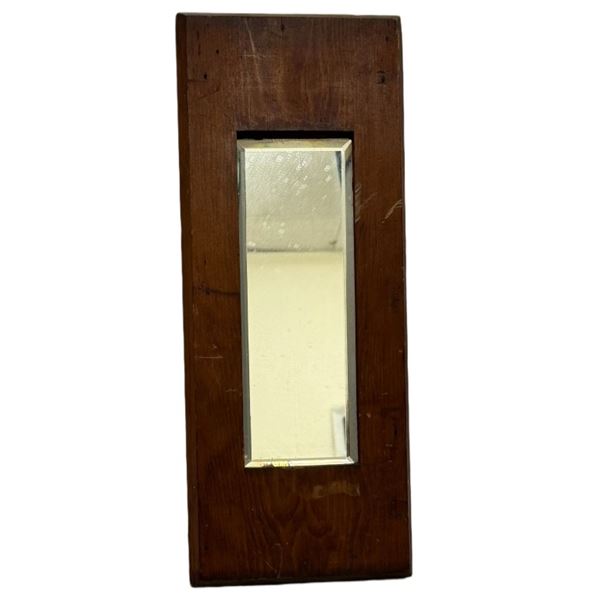 Mission Arts & Crafts Minimalist Oak Wall Mirror