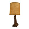 Image 4 : Mid-Century Gunstock Table Lamp