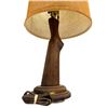 Image 6 : Mid-Century Gunstock Table Lamp