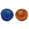 Image 3 : Blenko John Nickerson Amberina & Blue Glass Vases