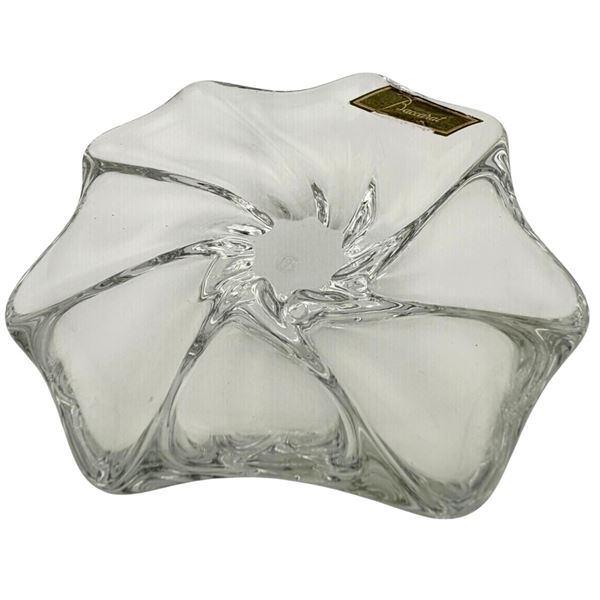 Baccarat Mid-Century Crystal "Cadix" Swirl Bowl