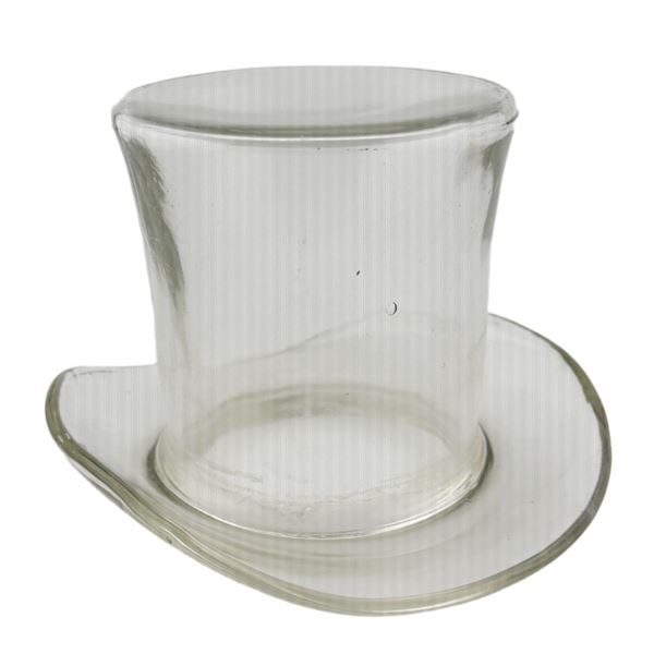 Blenko Hand-Blown Glass Top Hat Vase