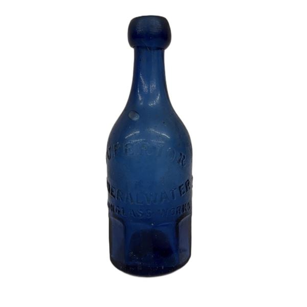J.R. Donaldson / Union Glass IP Cobalt Blue Bottle