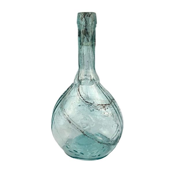 Antique Calabash Jenny Lind Glassworks Bottle
