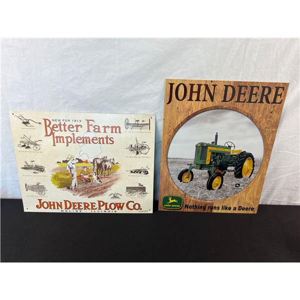 John Deere Tin Signs