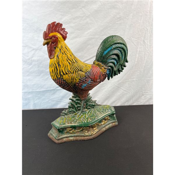 Cast Iron Rooster Doorstop