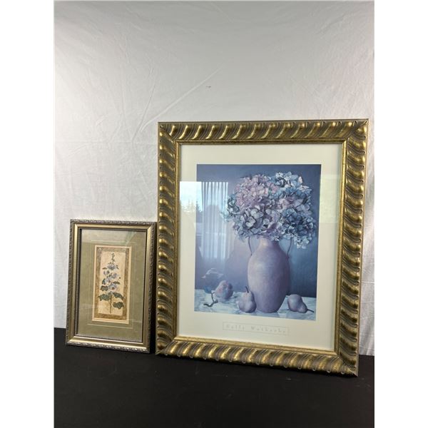 Framed Floral Art Pieces