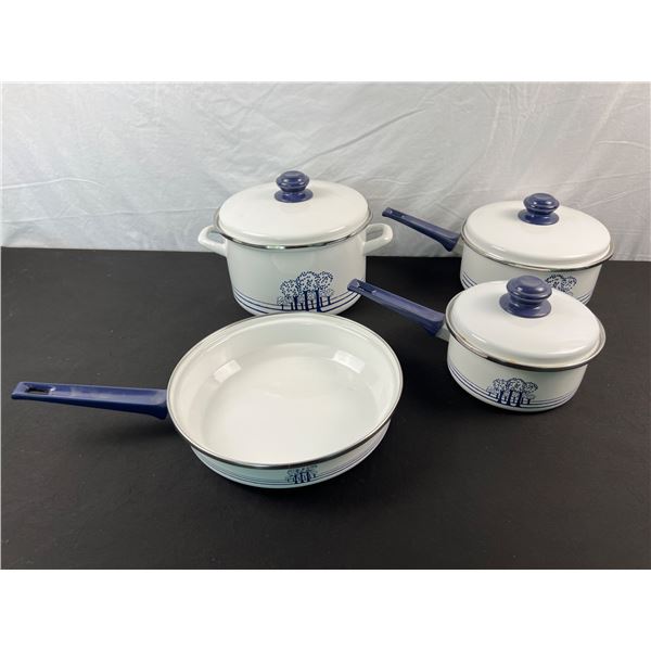 Braumann West Germany Enamaled Pots