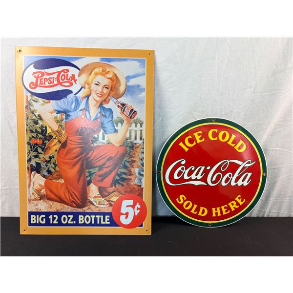 Pepsi & Coca-Cola Signs