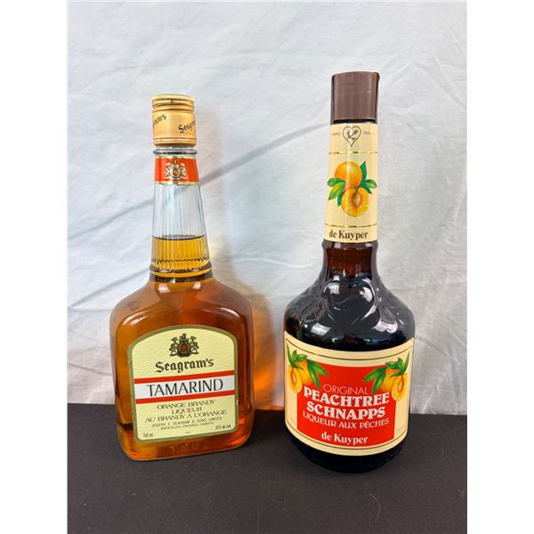 Two Bottles of Fruit Liqueur