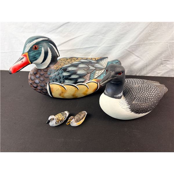 Hand Painted Wooden Ducks