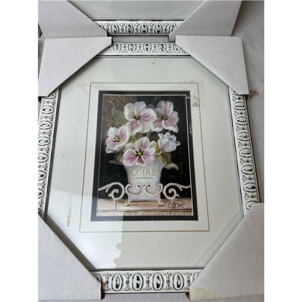 Set of Four Floral Art Prints