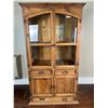 Image 1 : Rustic Wooden Display Cabinet