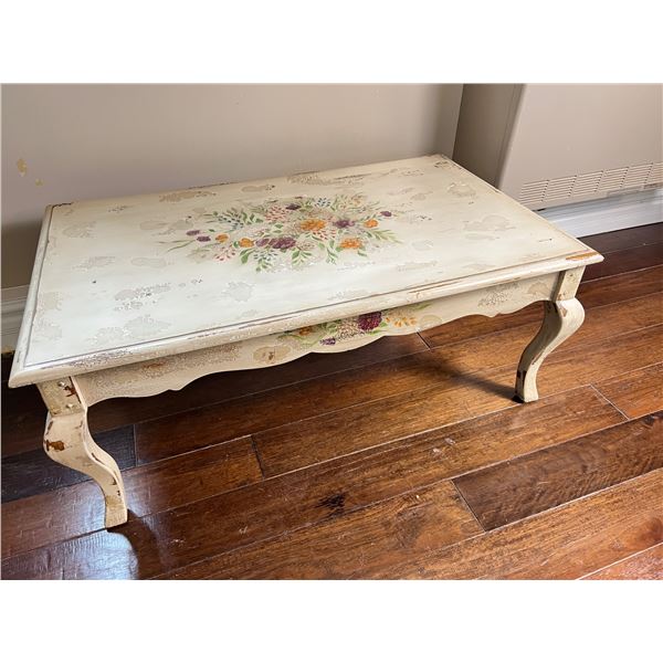 Rustic Painted Coffee Table