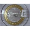 Image 2 : Aladdin $10 Gaming Token (Silver) UNC