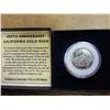 Image 2 : Limited Edition Pure Silver Token With Gold (UNC)