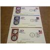 Image 1 : 3 US Mint FDC's With Quarters (IN, TN, & Wyoming)