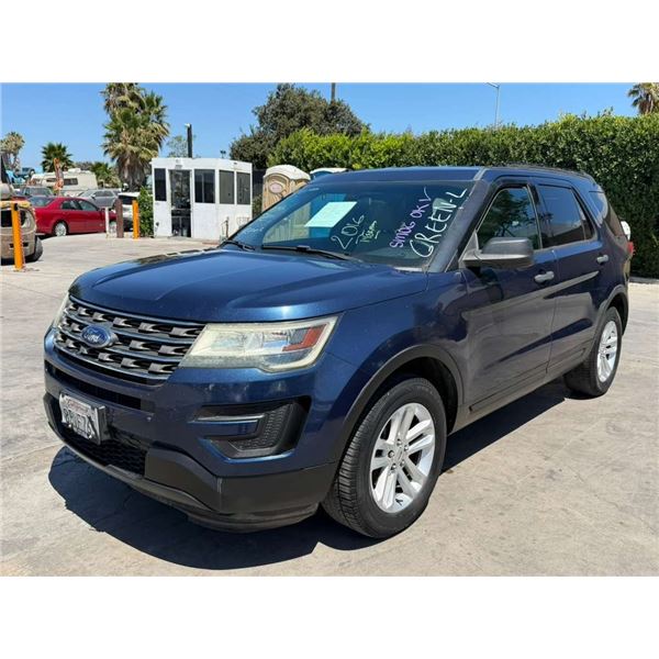FORD EXPLORER  2016 O/S-T SMOG-2 DAYS
