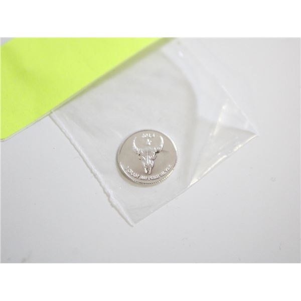 1 GRAM SILVER RED CLOUD ROUND