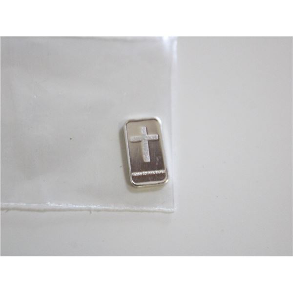 1 GRAM SILVER CROSS BAR