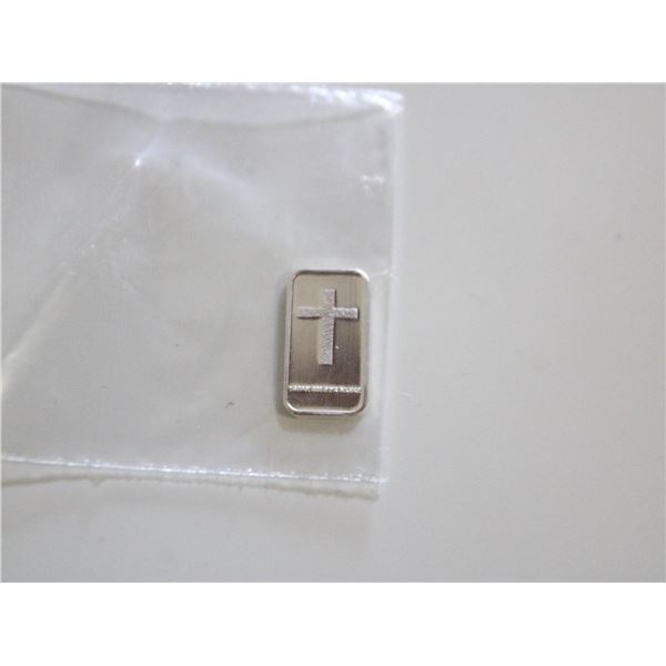 1 GRAM SILVER CROSS BAR
