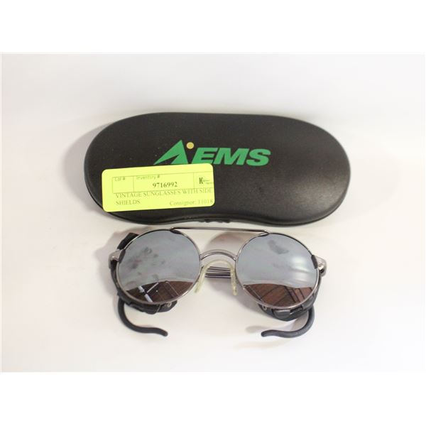 VINTAGE SUNGLASSES WITH SIDE SHIELDS