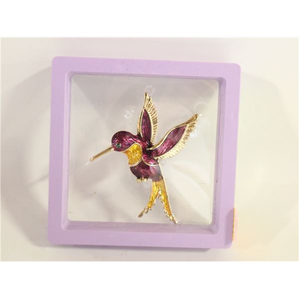 NEW HUMMINGBIRD ENAMEL FILLED