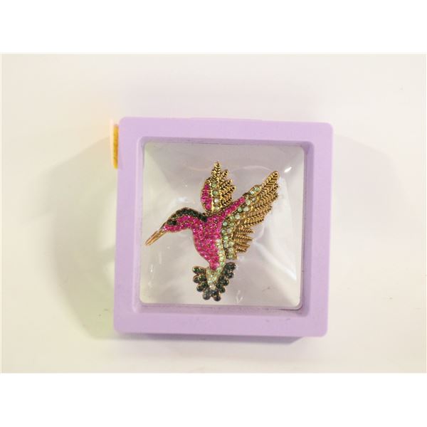 NEW HOT PINK, GREEN RHINESTONE