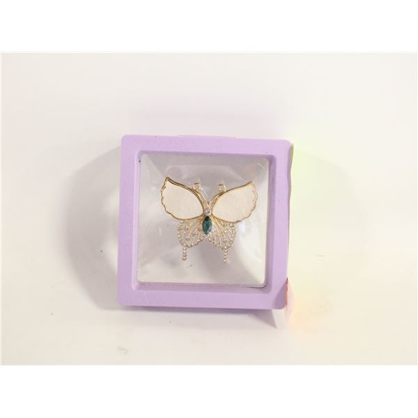 NEW VINTAGE STYLE GREEN & PEARL ACCENTED