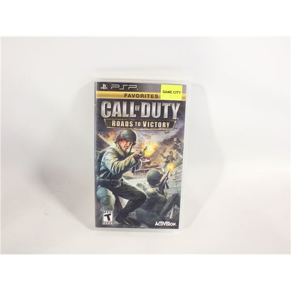 SONY PSP CALL OF DUTY ROADS FICTORY
