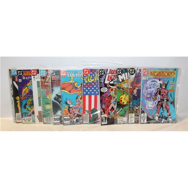 LOT OF 12 DC COMIC BOOKS
