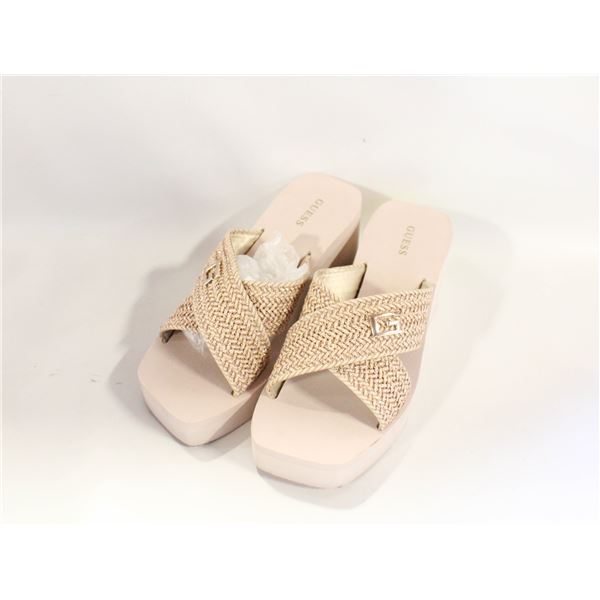 LADIES GUESS SIZE 7 HEEL SANDALS DISPLAY