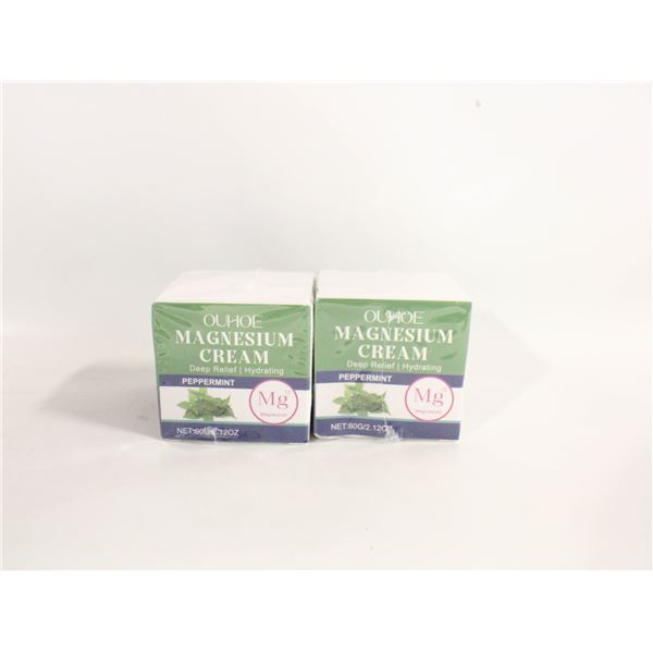 2 NEW MAGNESUM CREAM DEEP RELIEF