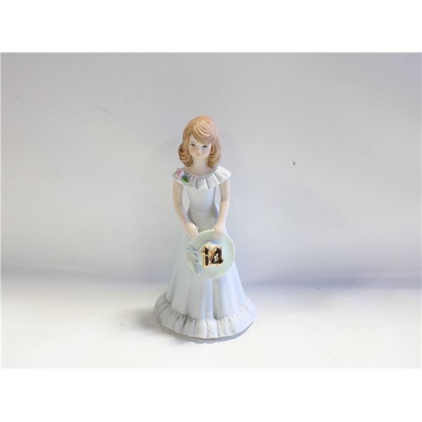 BIRTHDAY GIRLS ENESCO FIGURE AGE 14
