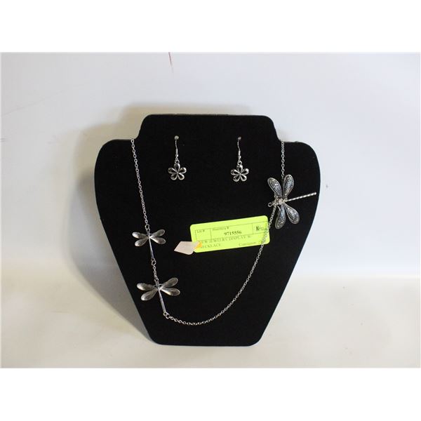 NEW JEWELRY DISPLAY W/ NECKLACE