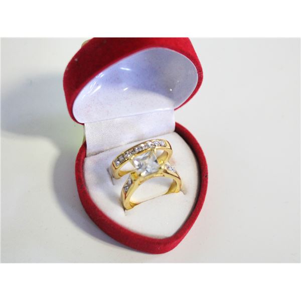 NEW 2PCS/SET RING SET SZ7