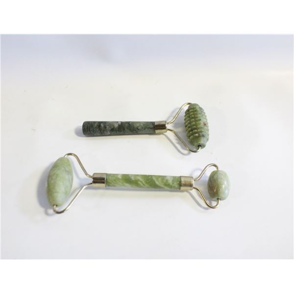 2 JADE FACIAL ROLLERS