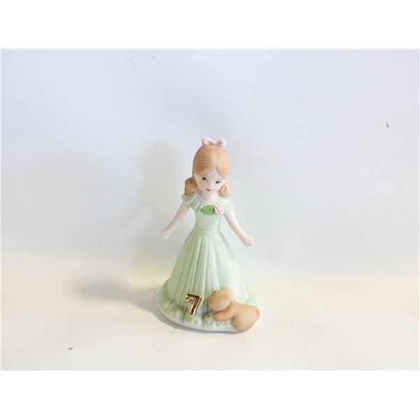 BIRTHDAY GIRLS ENESCO FIGURE AGE 7