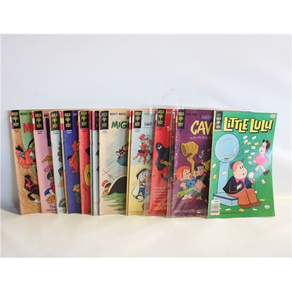 LOT OF 13 GOLD KEY COMICS 12¢