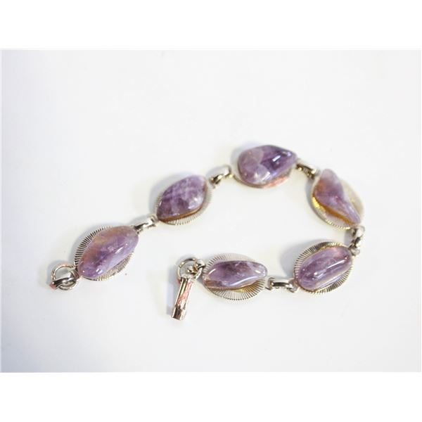 VINTAGE PURPLE AMETHYST BRACELET
