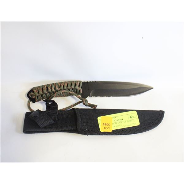 NEW SURVIVAL HUNTER SHIELD ARMY STYLE KNIFE