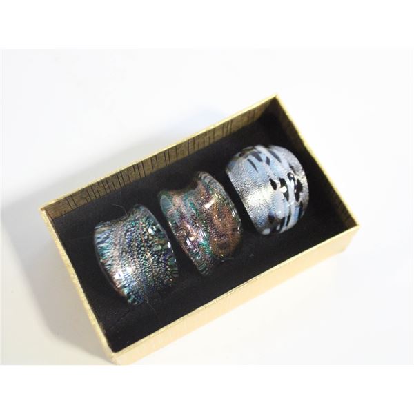 NEW 3PCS/SET RING SET SZ8
