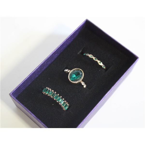 NEW 3PCS/SET RING SET SZ7