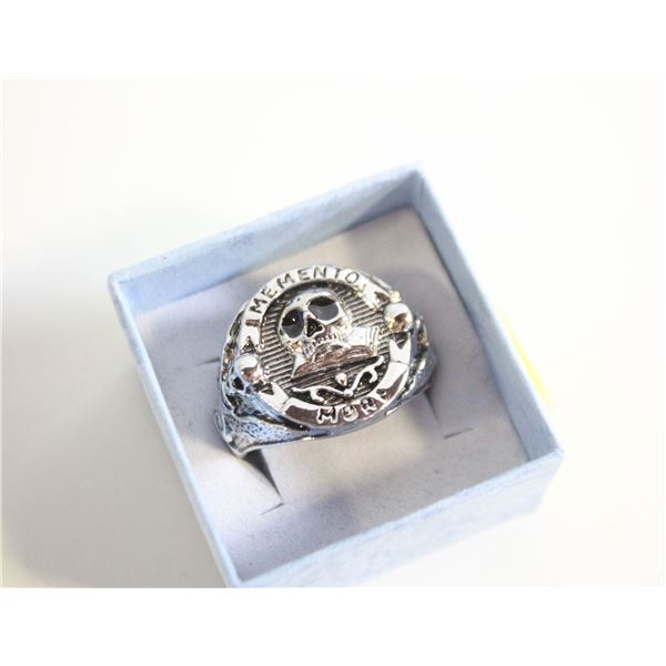 HARLEY DAVIDSON STYLE BIKER RING SZ11
