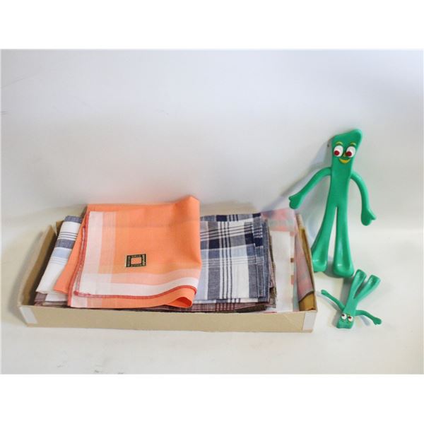 15 VINTAGE - NEW HANDKERCHIEFS,
